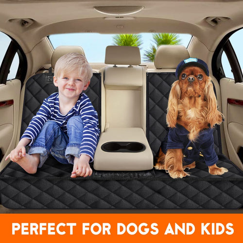 Luxury waterproof Dog Back Seat Cover – Non-Slip Fit for Cars, SUVs & Trucks